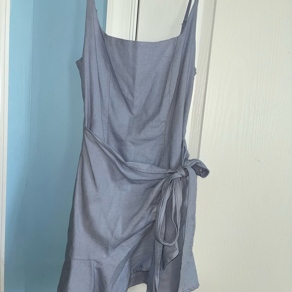 Princess Polly Elegant Blue Sleeveless Dress